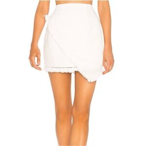 Superdown Savana Frayed Hem Skirt